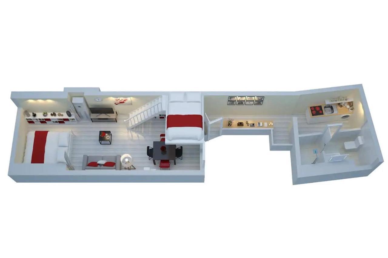 Appartement Free Parking - Self Checkin - Wifi - Duplex La Fusterie - Superbordeaux Extérieur photo
